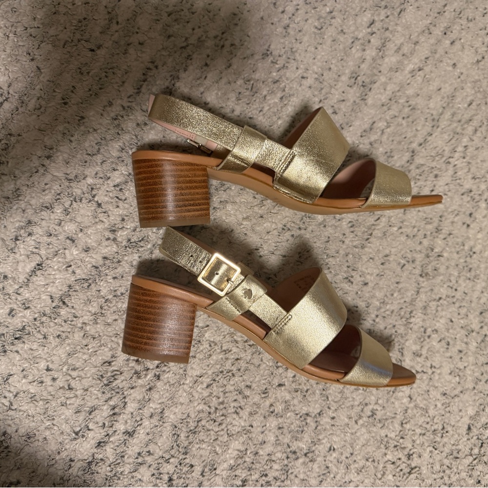 Kate Spade Gold Puglia Sandals - Picture 7 of 8